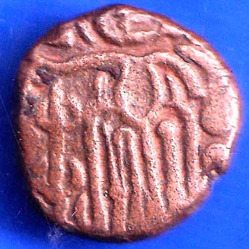 Ancient India Raja Raj Chola Chola Octopus Man Coin ANH2594
