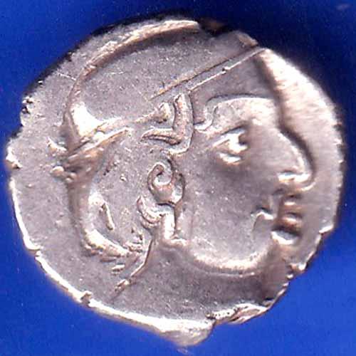 Ancient India Kshatrap Dynasty Kings Portrait Silver Coin ANH2642