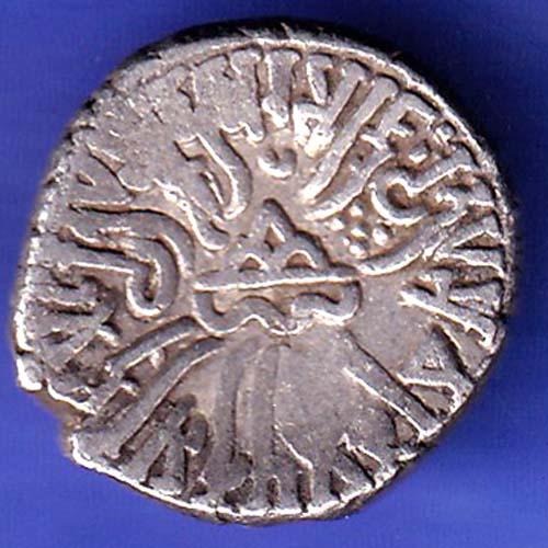 Ancient India Kshtrap Dynasty Kings Portrait Silver Coin SK54