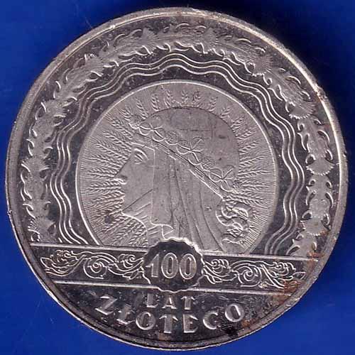 MEDAL - NUMIZMAT - 100 LAT ZŁOTEGO Z ALBUMEM DZIEJE ZŁOTEGO ANH1204