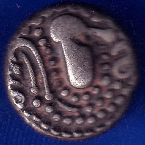 ANCIENT INDIA INDO SASSANAIN TYPE GADHAYA DYNASTY KING PORTRAIT RARE COIN ANH107