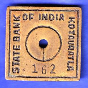 BANK TOKEN :  State Bank of India Kotauratla branch No 162 SK9