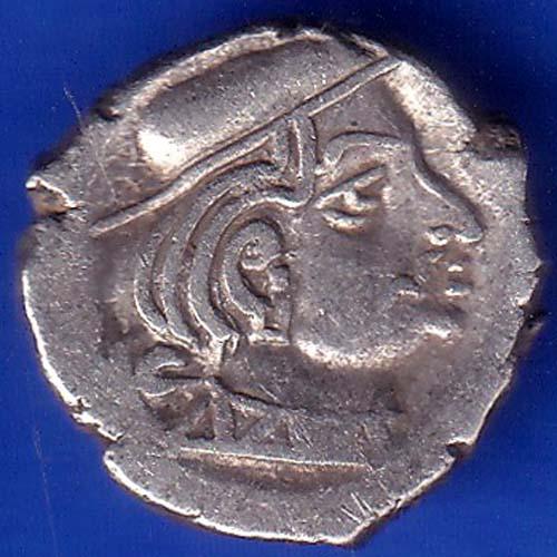 Ancient India Kshatrap Dynasty Kings Portrait Silver Coin ANH1350