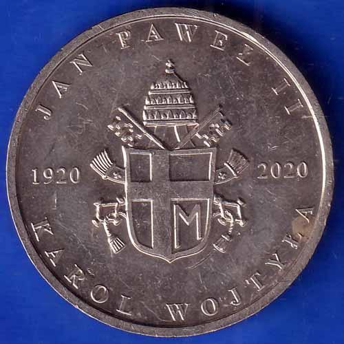 KAROL WOJTYLA 1920-2020 JAN PAWEL II RARE COIN ANH1151