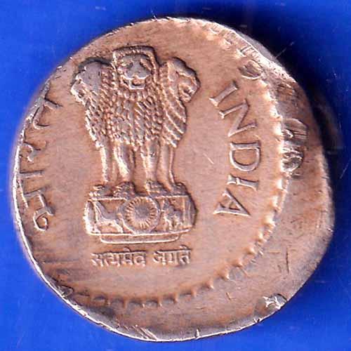 REPUBLIC INDIA ERROR 2003 HYDERABAD MINT FIVE RUPEE COIN ANH1899