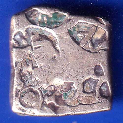 Ancient India Mauryan Period Magadh Dynasty Silver Punchmark ANH2599