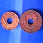 2 SET OF :- EAST AFRICA 1952,1937  FIVE CENTS AND ONE CENTS  Georgivs VI REX ET IND.IMP ANH2249