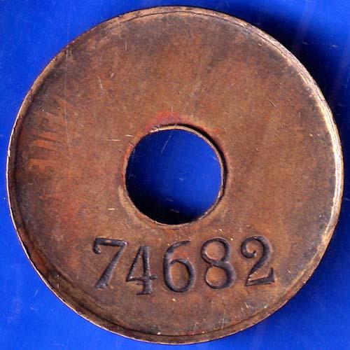 TOKEN 74682 CALCUTTA P&A OFFICE TOKEN ANH457