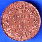 Princely State Of Hyderabad 1 Anna Coin ANH850