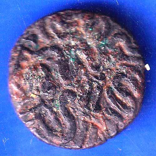 Ancient India Raja Raj Chola Chola Octopus Man Coin ANH2548