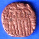 Ancient India Raja Raj Chola Chola Octopus Man Coin ANH2550
