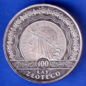 WORLD COIN LAT ZLOTEGO 100 LAT ANH2900