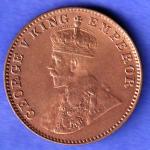 British india 1936 Bombay Mint George v one quarter anna copper coin SK775