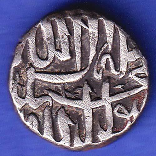 Mughal Akbar Mahmudi Silver Coin SK657