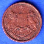 EAST INDIA COMPANY 1835 1/12 anna COPPER COIN SK906