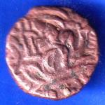 Ancient India Raja Raj Chola Chola Octopus Man Coin ANH2755