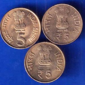 Set Of 3 Coins Republic India different Events five rupee coin ANH1916