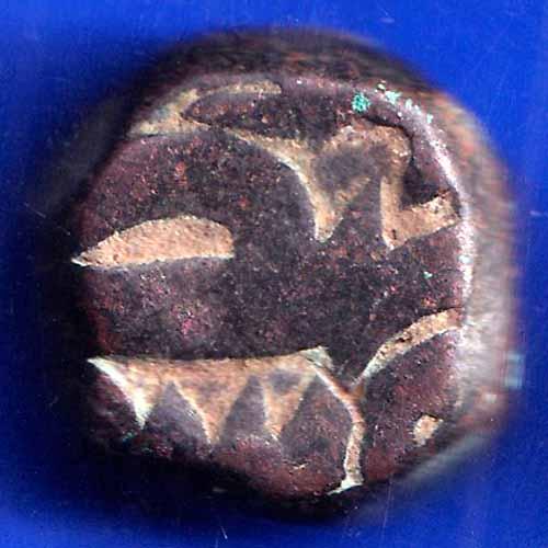 Mughal Akbar One Dam Rare Copper Coin ANH1922