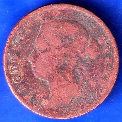 STRAITS SETTLEMENTS 1885 VICTORIA QUEEN ONE CENT ANH3056