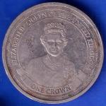 elizabeth ii queen of zibraltar 2014 one crown coin ANH877