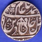 rohilakhand shahalam ii qasba panipat mint one rupee swastik &umbrella coin SK119