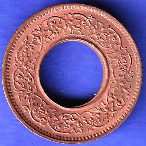 British India 1944 Lahor mint One Pice copper coin SK160