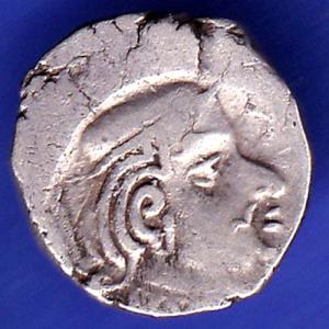 Ancient India Kshtrap Dynasty Kings Portrait Silver Coin SK362