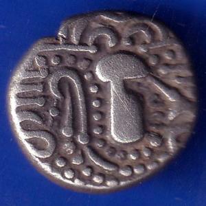 Ancient India Gadhaya Dynasty King Portrait Coin ANH883