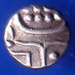 TRAVANCORE STATE RAJARAM VERMA IV SILVER CHUKRAM COIN ANH1938