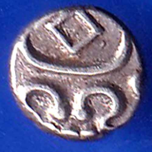 TRAVANCORE STATE RAJARAM VERMA IV SILVER CHUKRAM COIN ANH1938