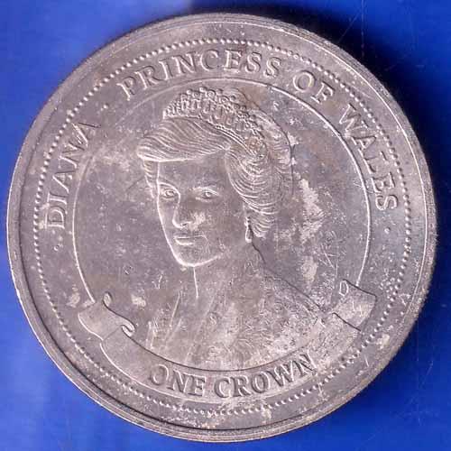 gibralter queen elizabeth ii Diana Princess Of Wales one crown 2014 rare coin ANH1943