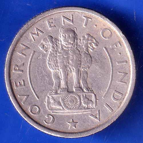 Government of India 1954 half Rupee calcutta MINT Coin ANH2961