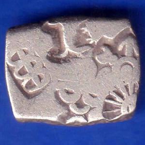 Ancient India Mauryan Period Magadh Dynasty Silver Punchmark ANH1198