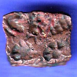 Ancient India Small Copper Punchmark SK323