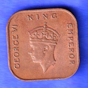 Malaya 1 Cent – George VI 1940 Coin HSK859