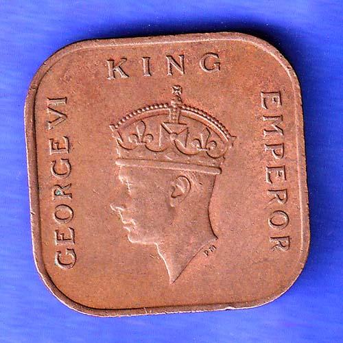Malaya 1 Cent – George VI 1940 Coin HSK859