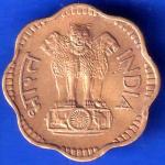 Republic India 1969 BOMBAY MINT Ten Paise Coin ANH2360