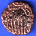 Ancient India Raja Raj Chola Chola Octopus Man Coin ANH3259