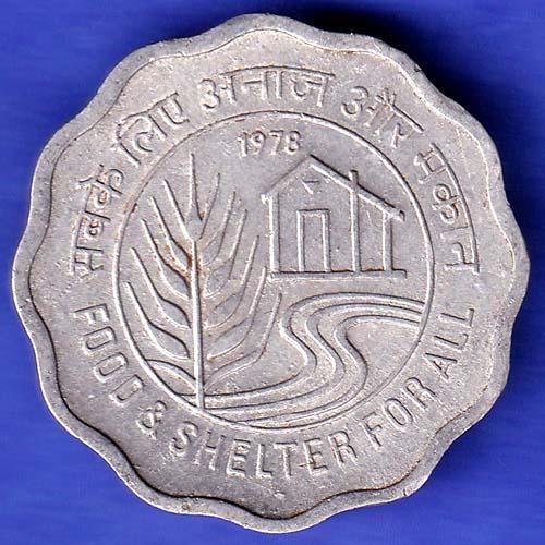REPUBLIC INDIA 1978 TEN PAISA HSK910
