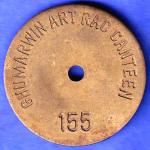 CANTEEN TOKEN : GHUMARWIN ART RAC CANTEEN 155 SK512