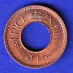 British india king george vi 1945 bombay mint  one pice beautiful copper Coin :-SB111
