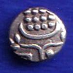 TRAVANCORE STATE RAJARAM VERMA IV SILVER CHUKRAM COIN:- SB121