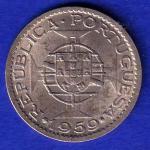 PORTUGUESE INDIA GOA 1 ESCUDO 1959 COIN– SB147