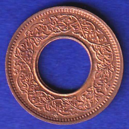 British india king george vi 1945 one pice beautiful copper Coin :- SB 18