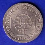 PORTUGUESE INDIA GOA 60 CENTAVOS 1958 COIN XTRA FINE SB-80