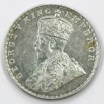 1 Re British India 1919 Mumbai silver coin