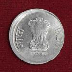 1 Rupee 2018 Off Center Error Coin (Hyderabad Mint)