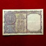 1 Rupees L.K.Jha With Inset Latter A 1963 Banknote