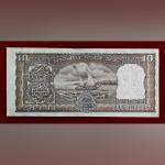 10 Rupees R.N Malhotra Off Center Error Note