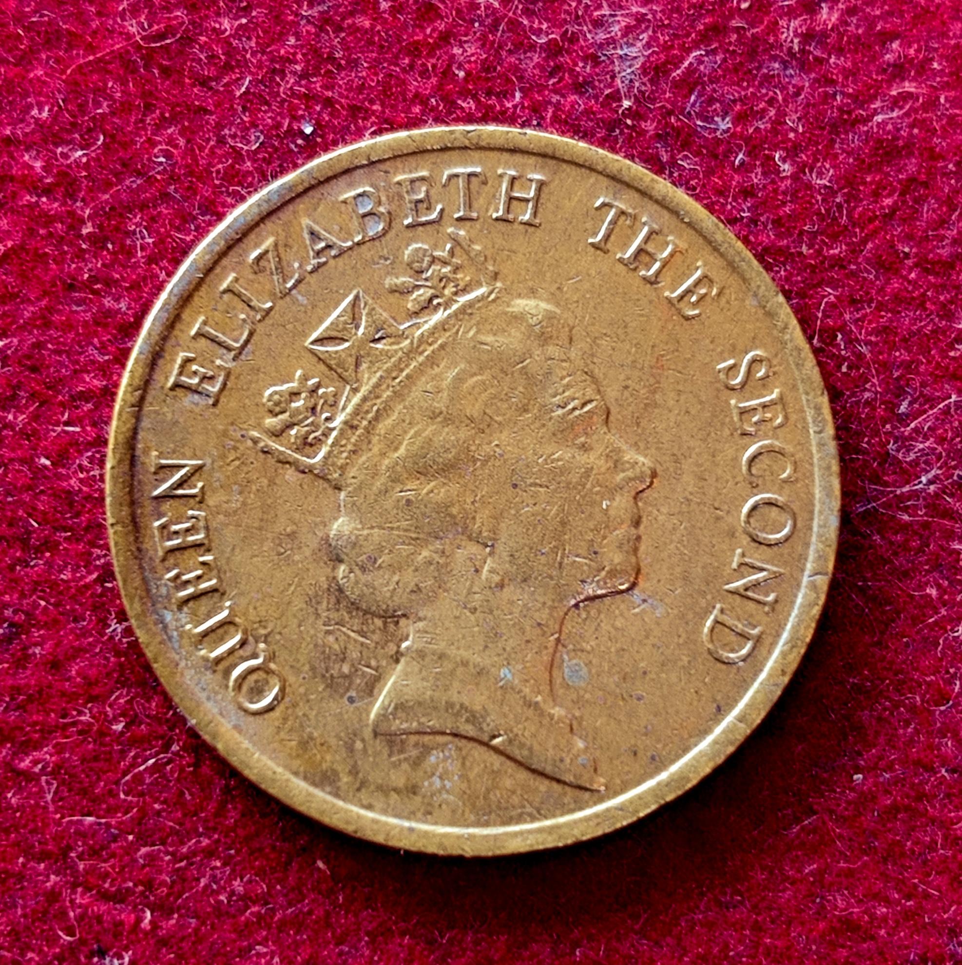 Hong Kong 10 Cents Elizabeth II 1991 Coin